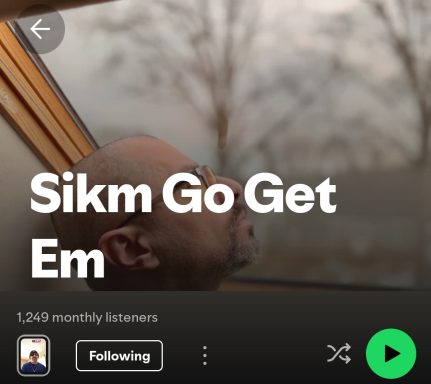 Click to Follow Spotify Link Stream Sikm Go Get Em on All Platforms