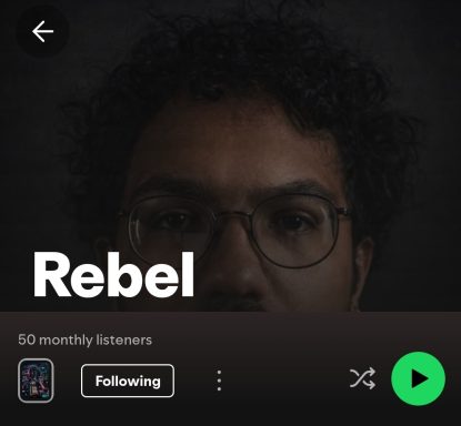 Click to Follow Spotify Link Stream Rebel on All Platforms